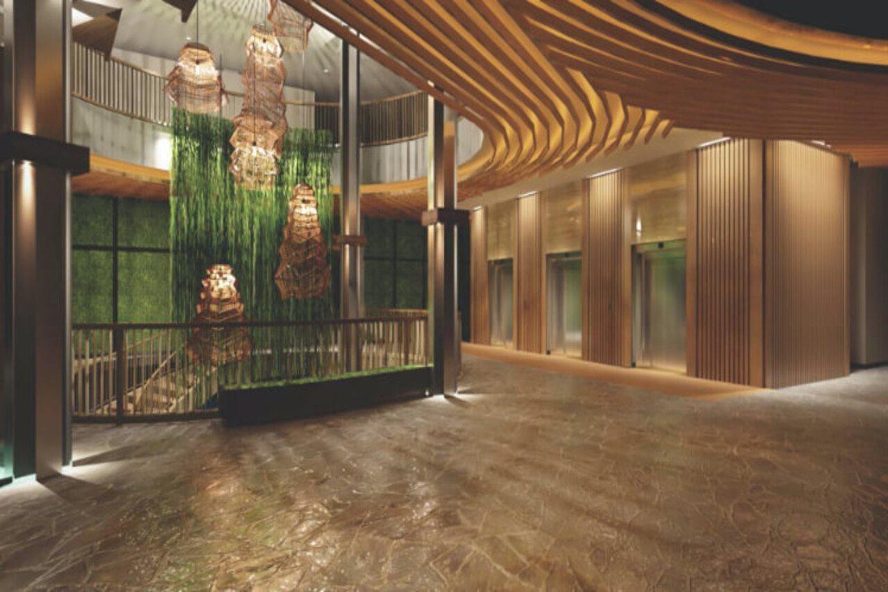 The Botanica Sanctuary Hotel Puncak Exterior foto The lobby of the hotel
